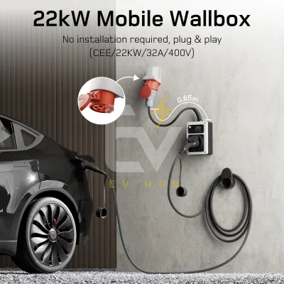 wall mount 22KW AC CHARGER