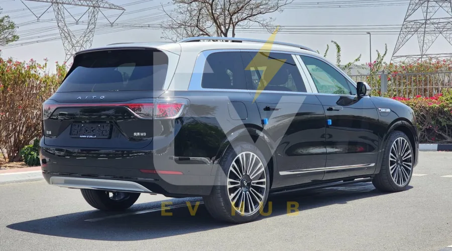 AITO M9 Max EV is a premium, full-size electric SUV co-developed by Huawei